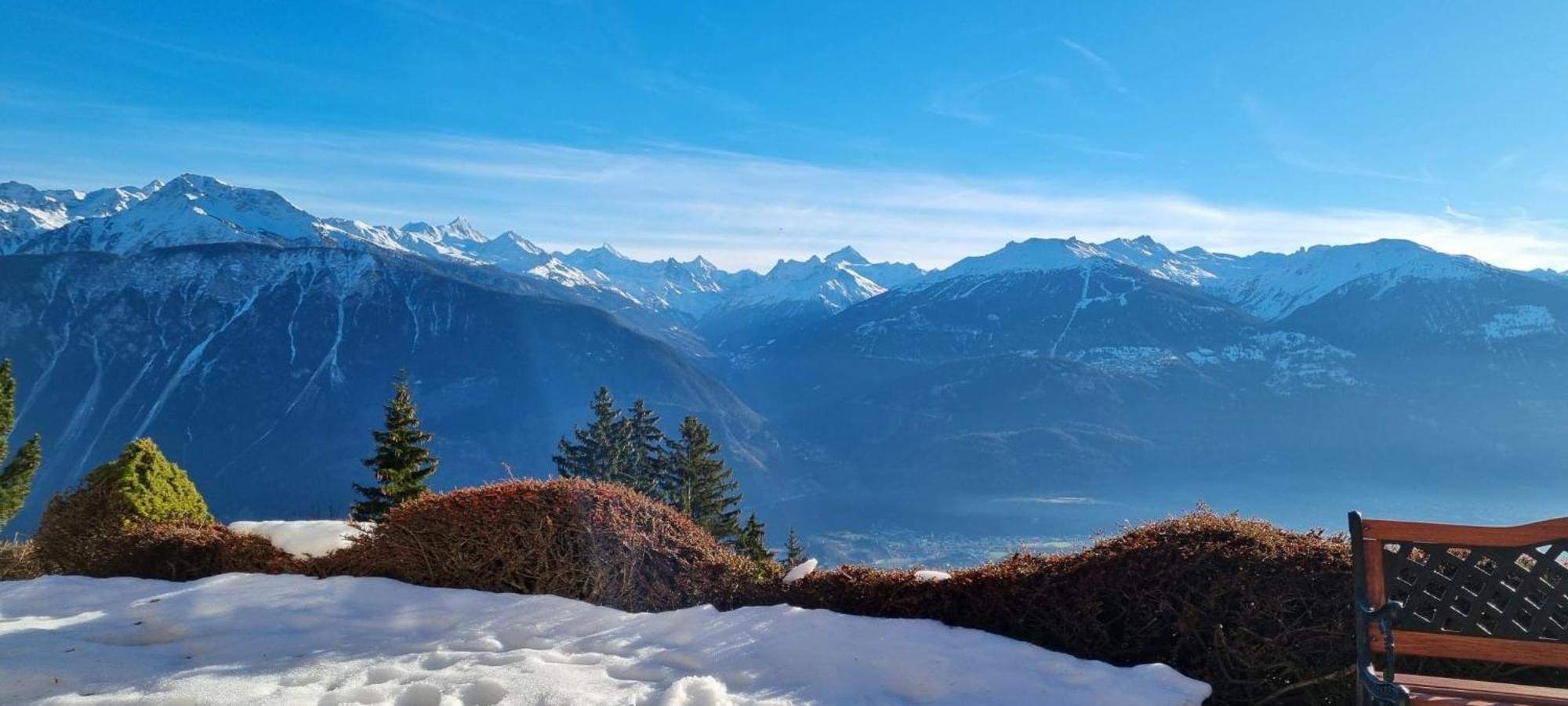 Chalet La Louise Avec Vue Imprenable Crans-Montana