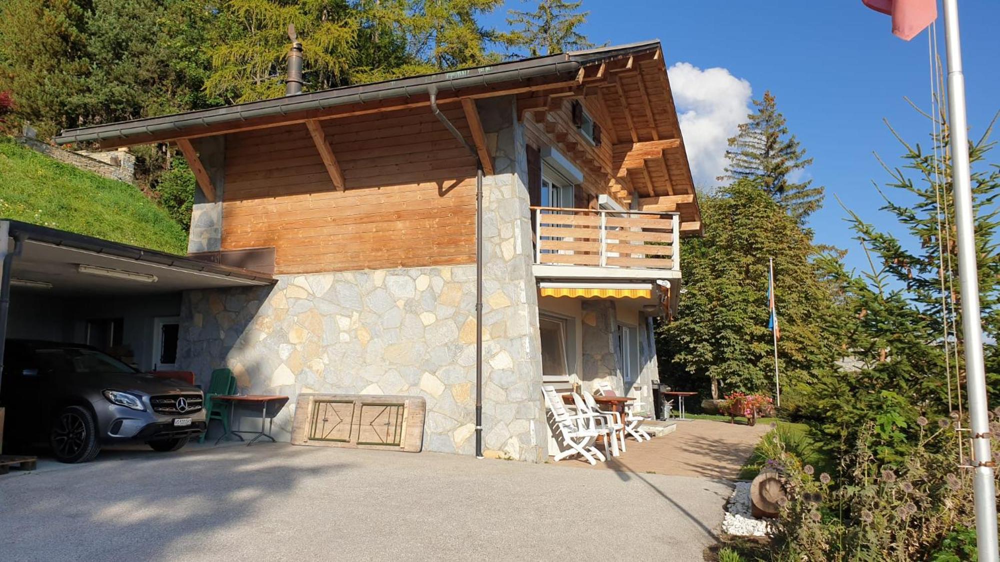 Chalet La Louise Avec Vue Imprenable Crans-Montana
